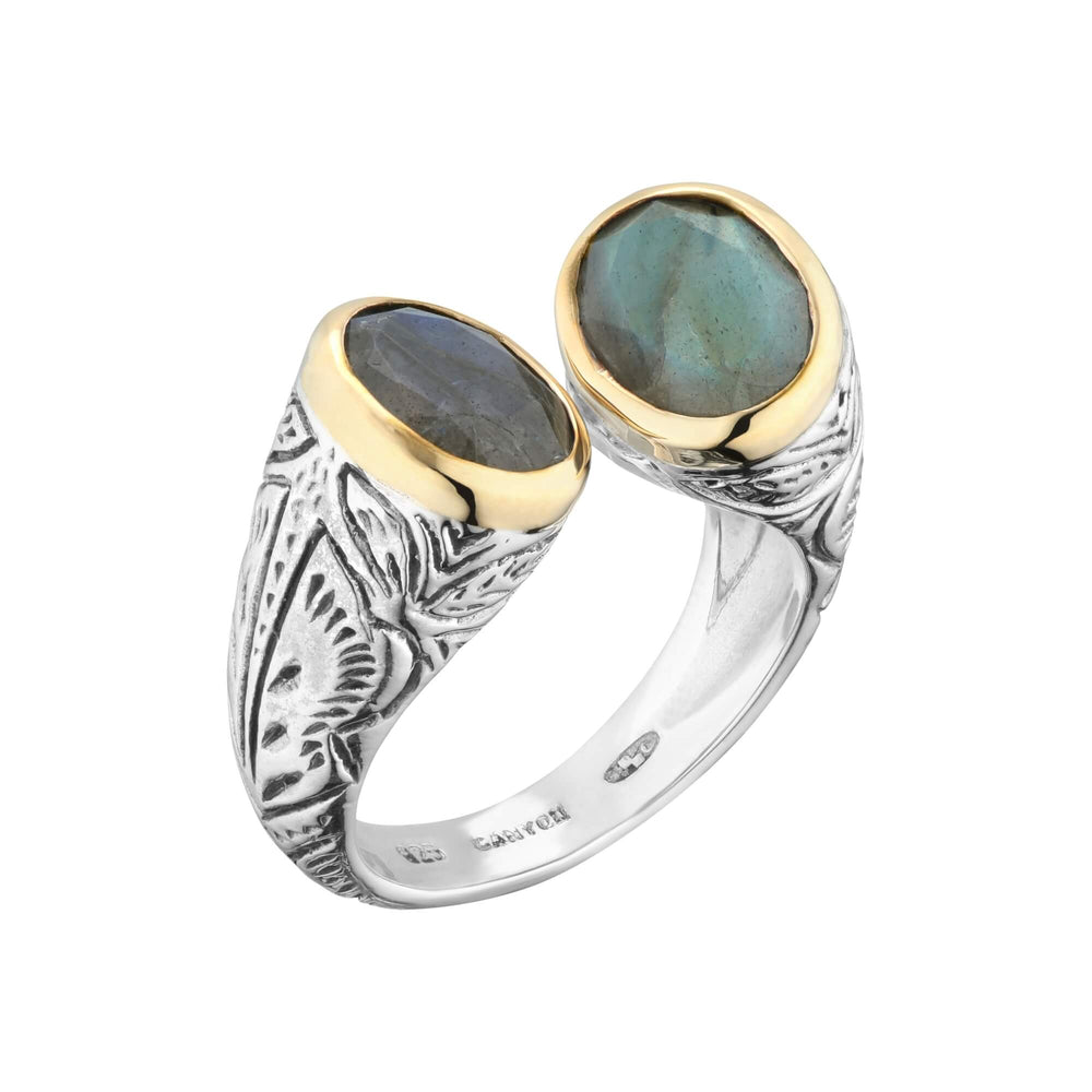 Bague Canyon labradorite hari