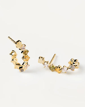 Boucles d'oreilles Tuscany - bijoux plaqué or - Collection Juno PD PAOLA