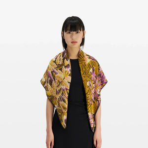 Foulard Carré Chatou  - Inoui Edition - soie et modal  