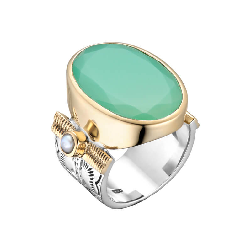 Bague Roma - Chrysoprase CANYON 