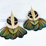 Boucles d'oreilles Plumes Palma