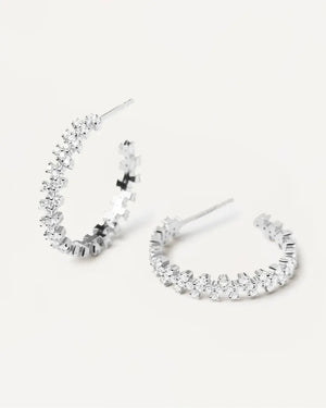 Boucles d'oreilles Crown - argent - PD PAOLA