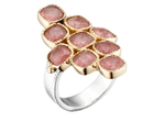 Bague Paola - Quartz Fraise