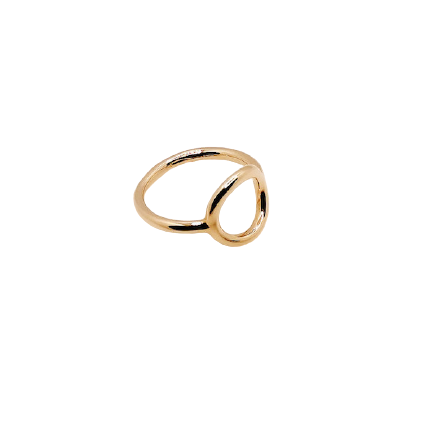 
            
                Charger l&amp;#39;image dans la galerie, Bague anneau cercle - plaqué or - Bijoux créateur Paris
            
        