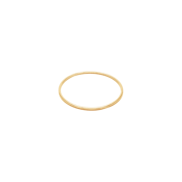 Bague - Anneau Lisse - plaqué or