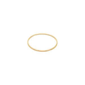 Bague - Anneau Lisse - plaqué or