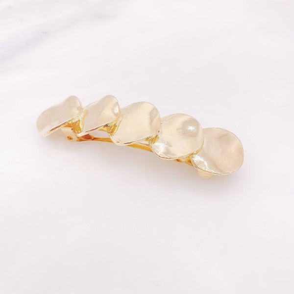 Barrette cheveux - dorée