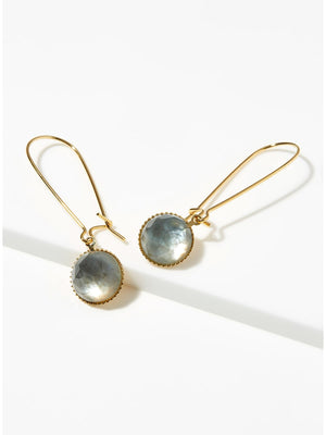 Boucles d'oreilles longues POM