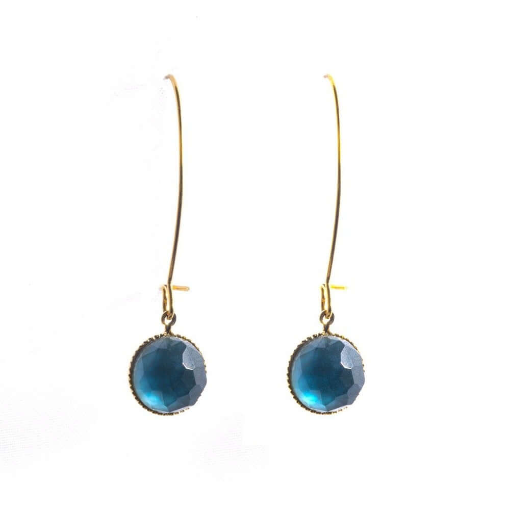 Boucles d'oreilles longues POM