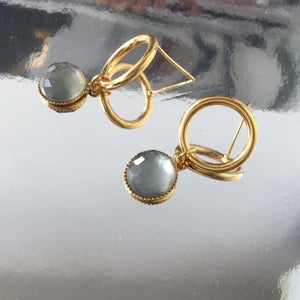 Boucles d'oreilles anneau POM