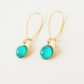 Boucles d'oreilles longues POM
