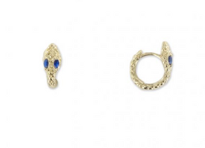 Boucles d'oreilles - mini créoles serpent