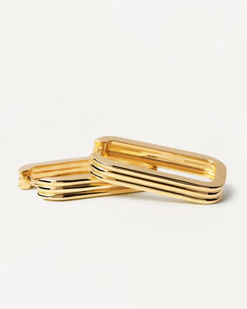 Boucles d'oreilles rectangle Super Nova - PD PAOLA