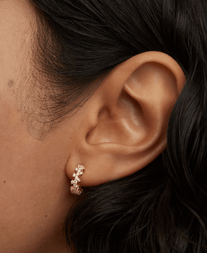 Boucles d'oreilles Little Crown - or