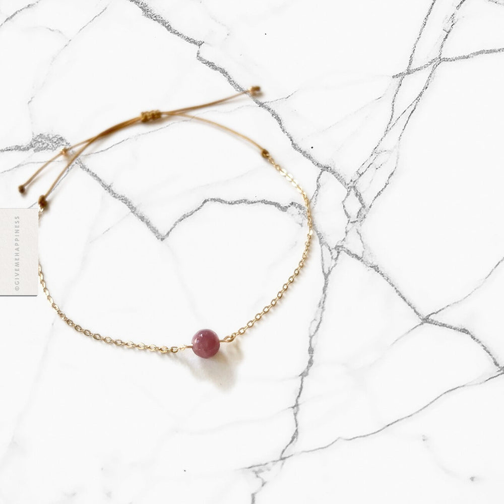 Bracelet Give Me Happiness - Pierre Semi-Précieuse