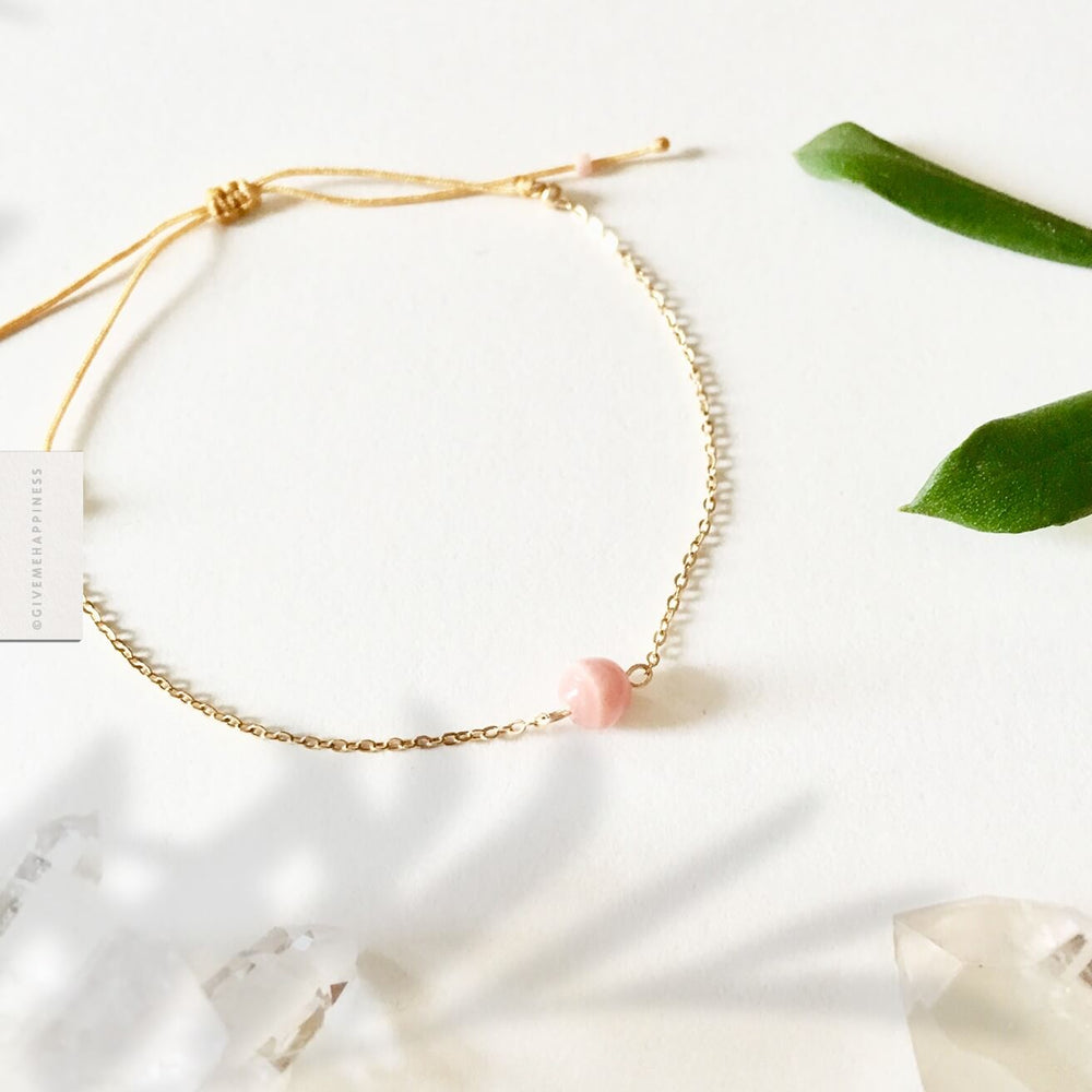 Bracelet Give Me Happiness - Pierre Semi-Précieuse