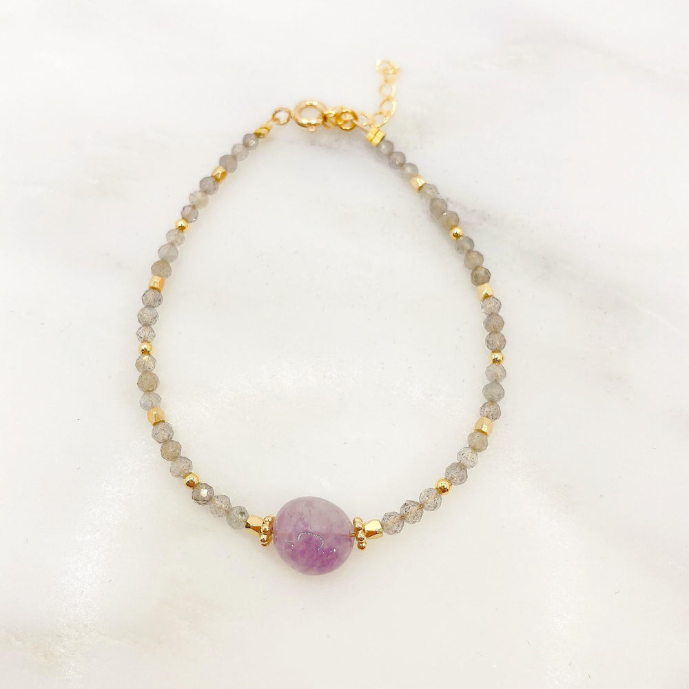 Bracelet Ametista - Labradorite et Améthyste
