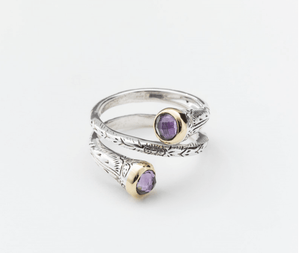 Bague Naël argent amethyste Canyon