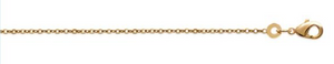 Collier maille fine - Chaîne Plaqué Or