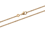 Collier maille fine - Chaîne Plaqué Or