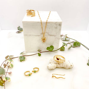 Boucles d'oreilles - mini créoles serpent