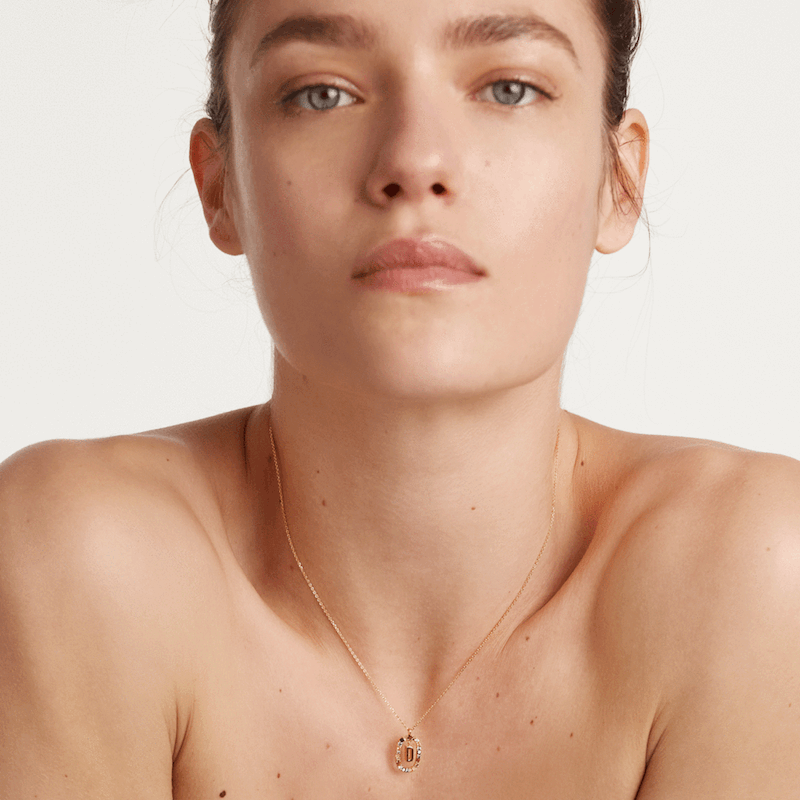 Collier Lettre D - Pd Paola - collection bijoux SAY MY NAME