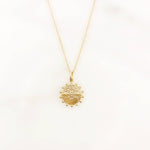 Collier Ilios - Mini Médaille Soleil