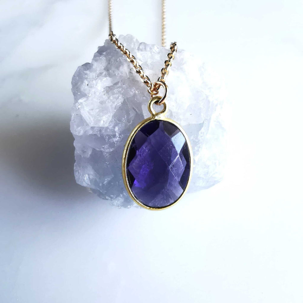 Collier Flora  - Améthyste