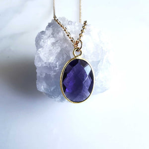 Collier Flora  - Améthyste