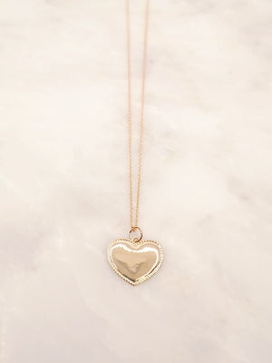 
            
                Charger l&amp;#39;image dans la galerie, Collier Giulia - pendentif coeur - Bijoux plaqué or
            
        