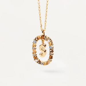 Collier Lettre S - PD PAOLA Jewelry - bijoux or