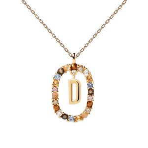 Collier Lettre D - Pd Paola - collection bijoux SAY MY NAME