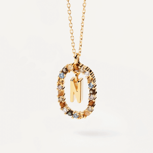 Collier Lettre N - PD PAOLA Jewelry - bijoux or