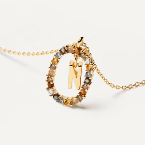 Collier Lettre N - PD PAOLA Jewelry - bijoux or