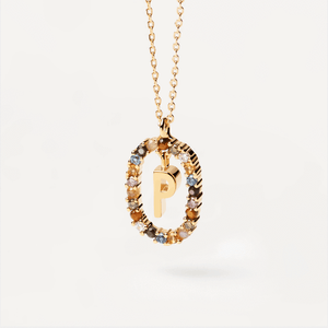 Collier Lettre P - PD PAOLA Jewelry - bijoux or