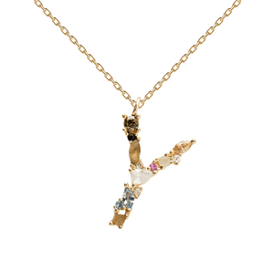 Collier Lettre Y - collection I am - PD paola bijoux Paris