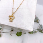 Collier Serpent - chaîne bille
