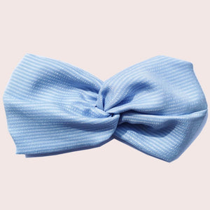 Headband Femme - Headband Cheveux - Headband Bleu - Headband Rayure - Accessoire De Mode - Accessoire Pour Cheveux - Polyester - Made In France - Laure Derrey - Bobart Bijoux