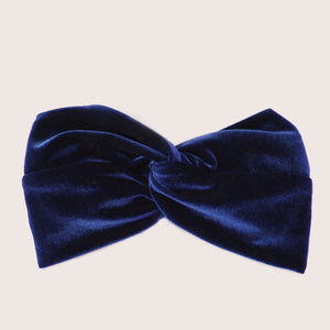Headband Bleu - Headband Femme - Bandeau Velours Bleu - Bandeau Bleu - Headband Velours - Headband Bleu - Headband Cheveux - Bandeau Femme - Bandeau Cheveux - Laure Derrey - Bobart Bijoux