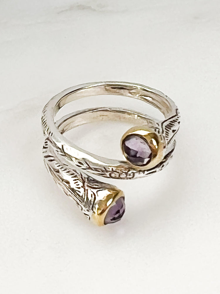 Bague Naël Canyon amethyste