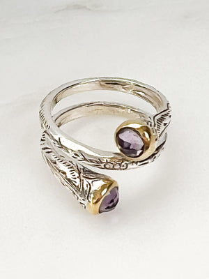 Bague Naël Canyon amethyste