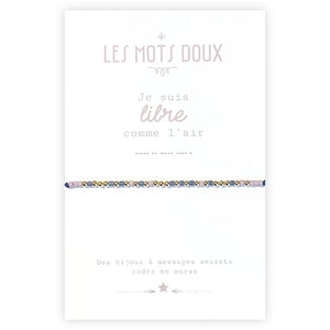 bracelet morse libre comme l air