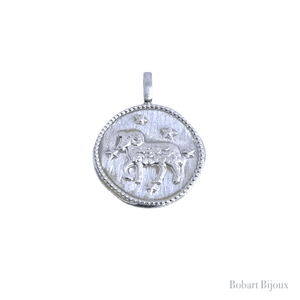 Médaille astro belier  argent 925