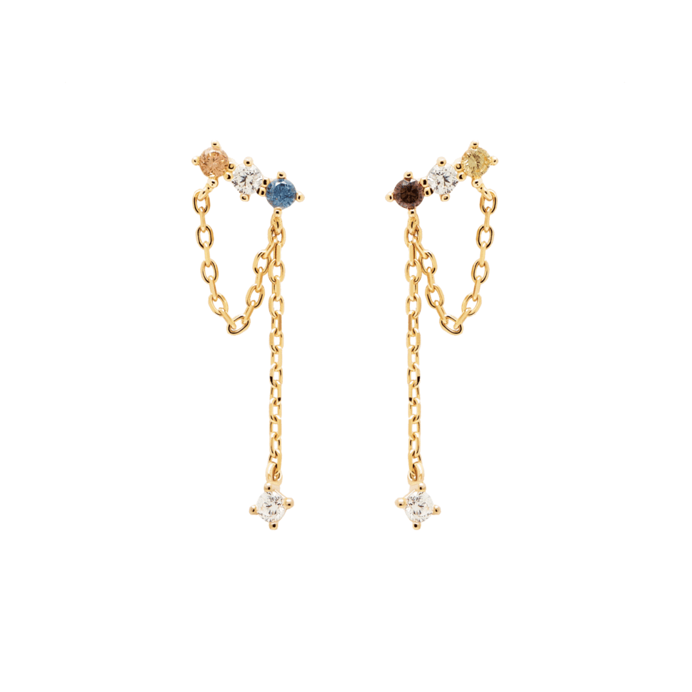 PD PAOLA MANA GOLD EARRINGS Boucles d'oreilles