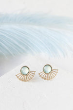 Shlomit ofir - Boucles d'oreilles puces - Tillie - bijoux créateur