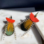 Boucles d'oreilles Nomade - Orange