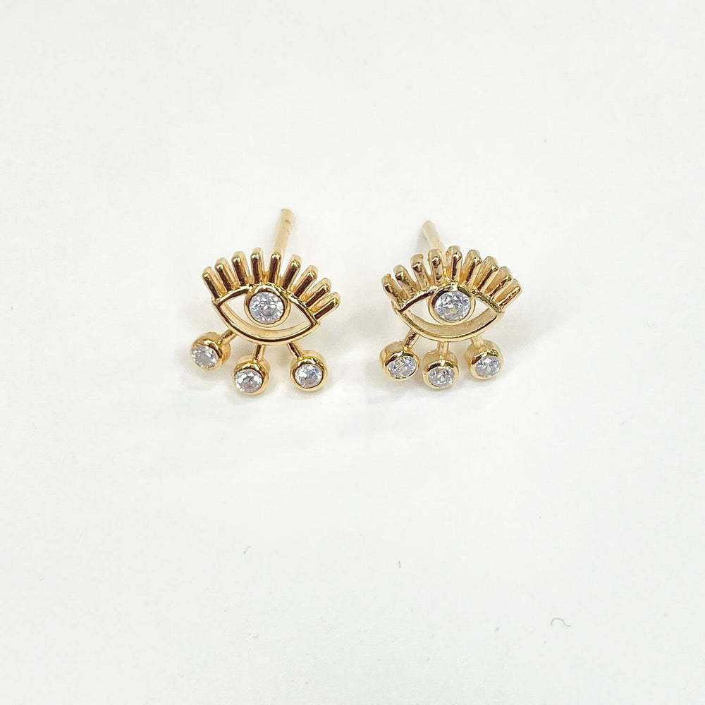 Boucles d'oreilles Giorgia - Zircon Blanc