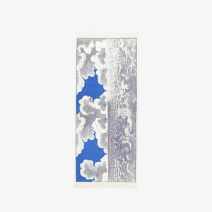 Écharpe Océanique - Bleu - Inoui Editions - foulard en laine  