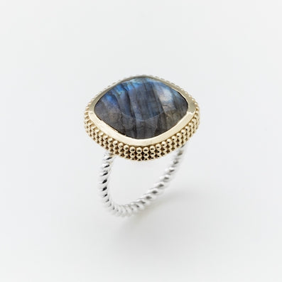 Bague CANYON - Saona argent et labradorite