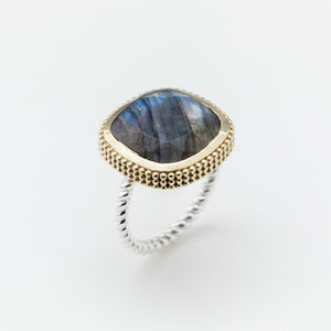 Bague CANYON - Saona argent et labradorite